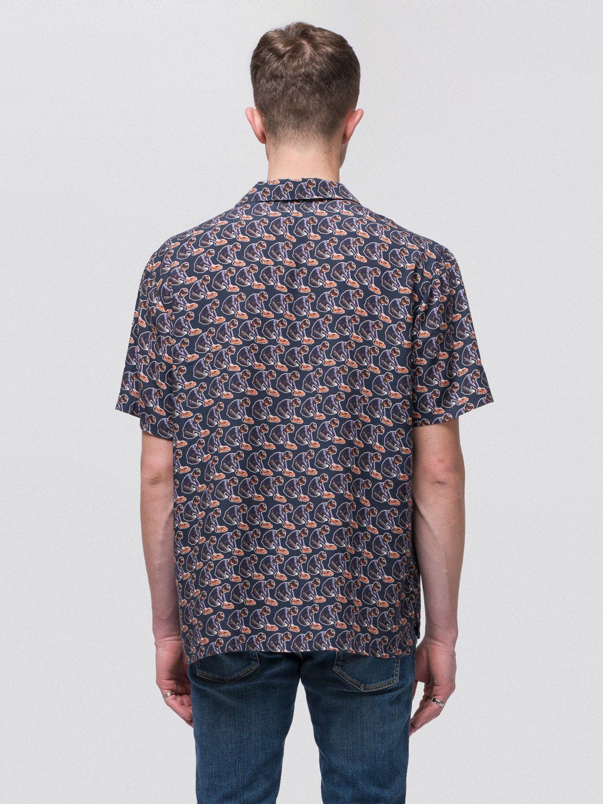 Chemise imprimé manches courtes en tencel - arvid, Nudie Jeans, photo 3