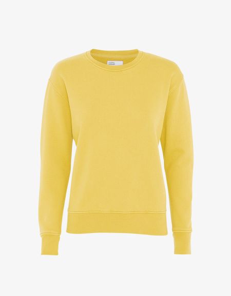 Sweat femme jaune en coton bio - lemon yellow