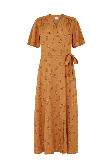 Robe longue orange à imprimé floral en tencel - caroline, People Tree, photo 5