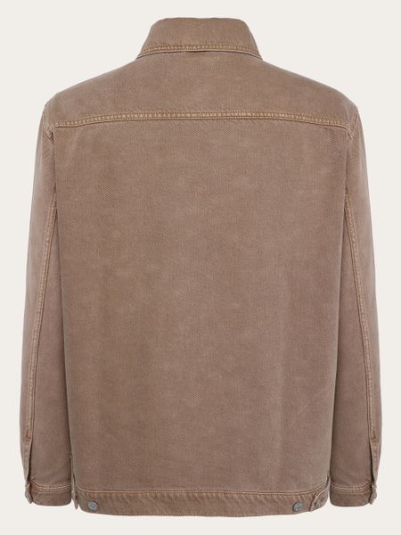 Veste en coton biologique | marron "twill workwear jacket tiramisu", Knowledge Cotton Apparel, photo 2