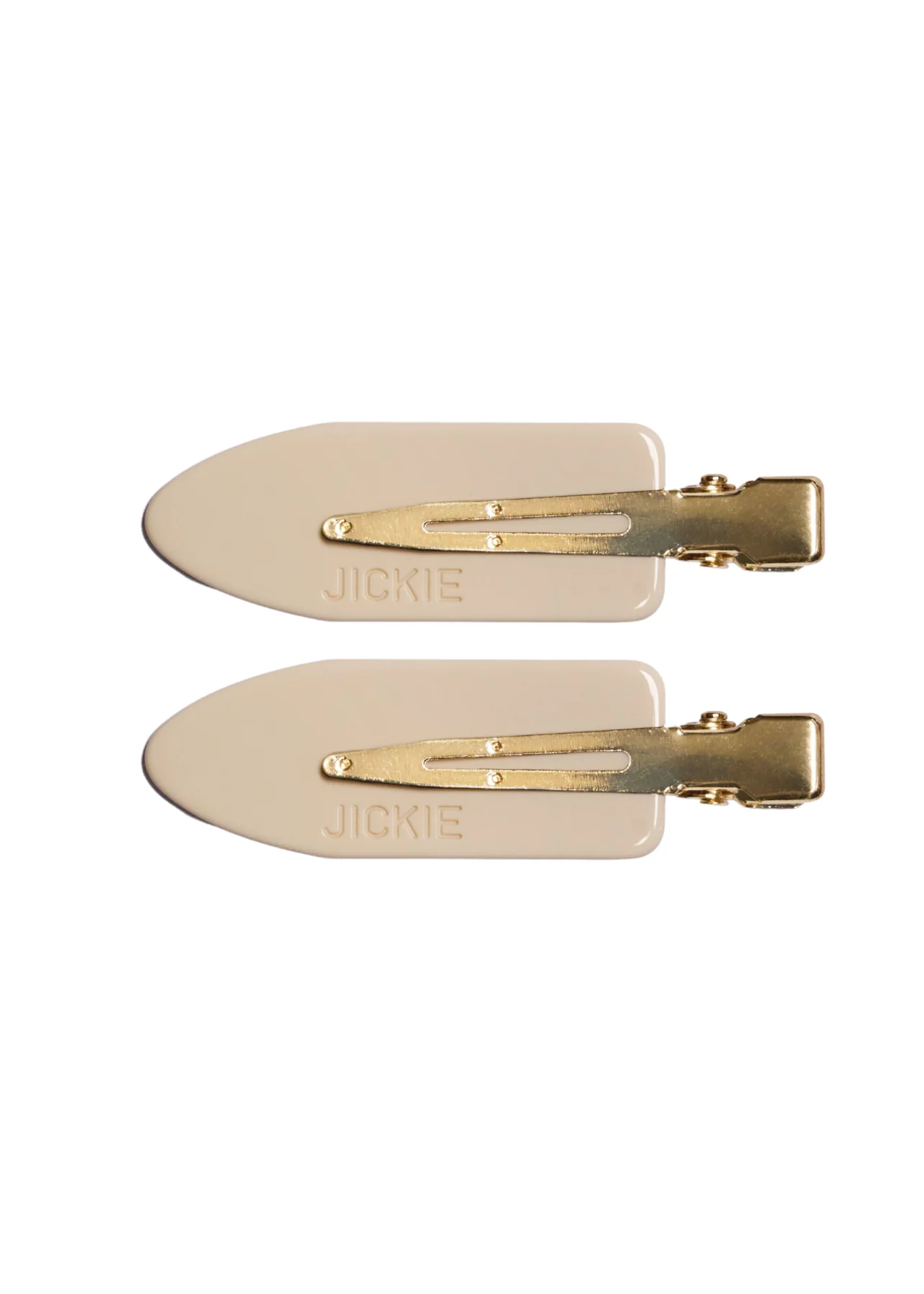 Make-up-Haarspangen | Beige "coffret barrettes x2 - creme", Jickie, Foto 1