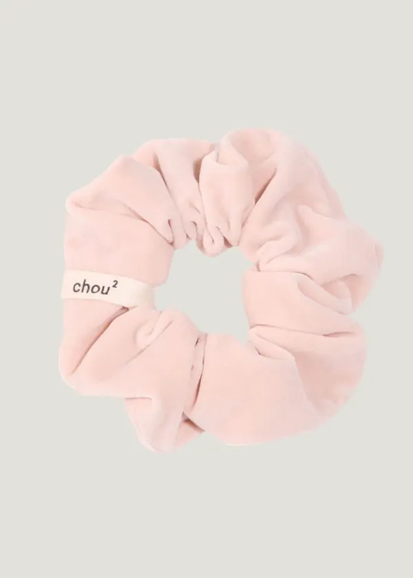 Scrunchie aus upgecyceltem Samt | Puderrosa, Chou²