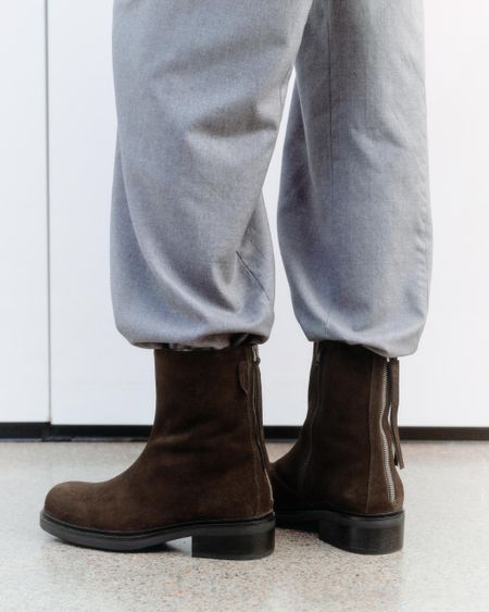 Bottines en cuir daim doublées | marron "Karlie", Vagabond, photo 4