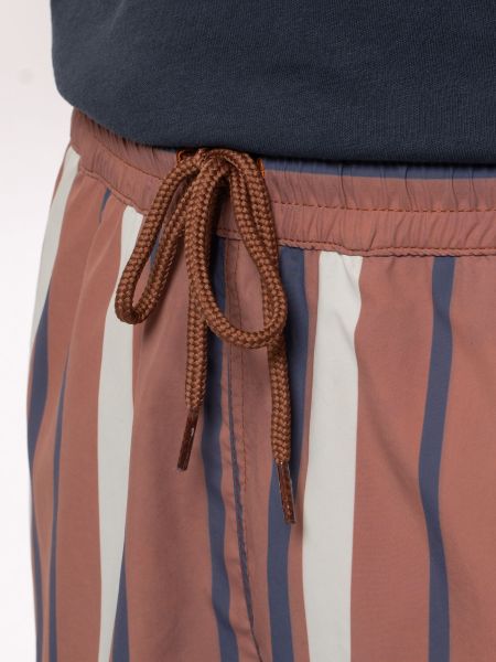 Short de bain en recyclé | rayé multicolore  "swim trunks camping multi", Nudie Jeans, photo 2
