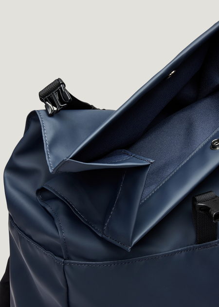 Sac à dos 20l en matière recyclée | bleu "Stream rolltop backpack 14" - navy", Sandqvist, photo 6