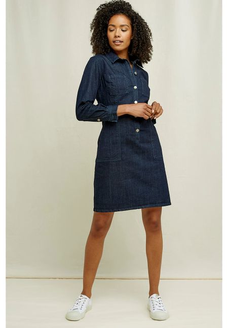 Robe jean en coton bio - emmanuelle