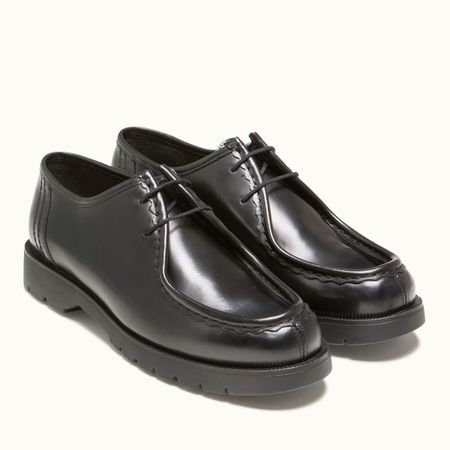 Derbies vernies made in france en cuir certifié | noir "padror b2"