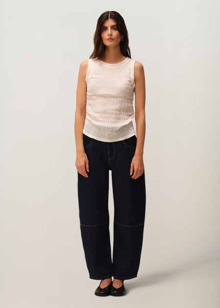 Jean ballon en coton biologique | brut "josef", Nitah