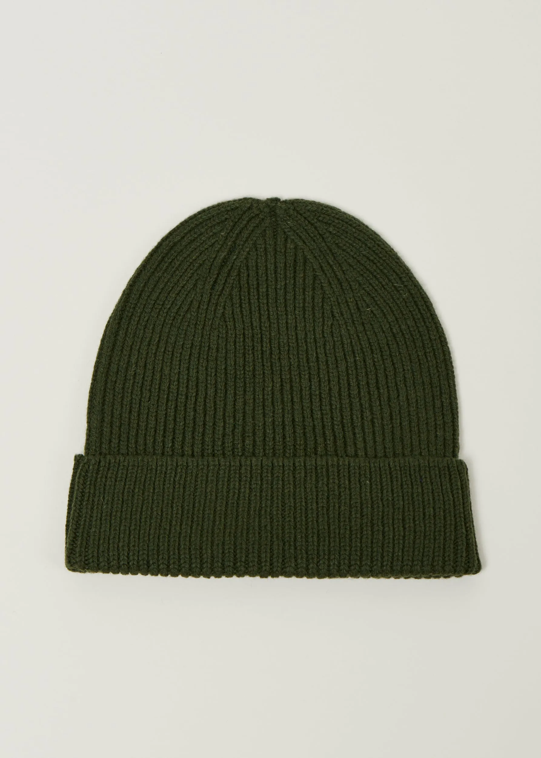 Bonnet en laine mérinos recyclée | olive, WeDressFair, photo 1