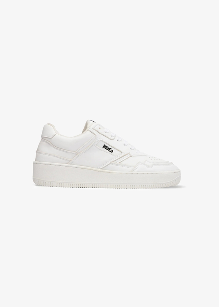 Baskets vegan en matière végétale | blanc "gen 1 corn full white" - Moea