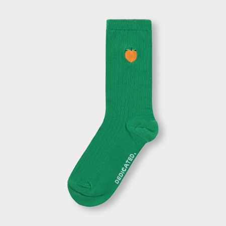 Rib socks knivsta peach jelly green - jelly bean - Dedicated