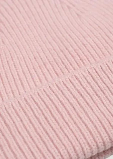 Bonnet en laine mérinos recyclée | rose "merino wool beanie - faded pink", Colorful Standard, photo 2