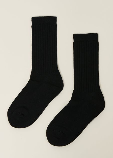 Chaussettes en coton bio | noir - WeDressFair