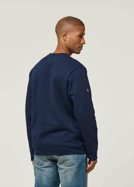 Sweat en matières recyclées | noir "fitz roy icon uprisal crew new navy", Patagonia, photo 4