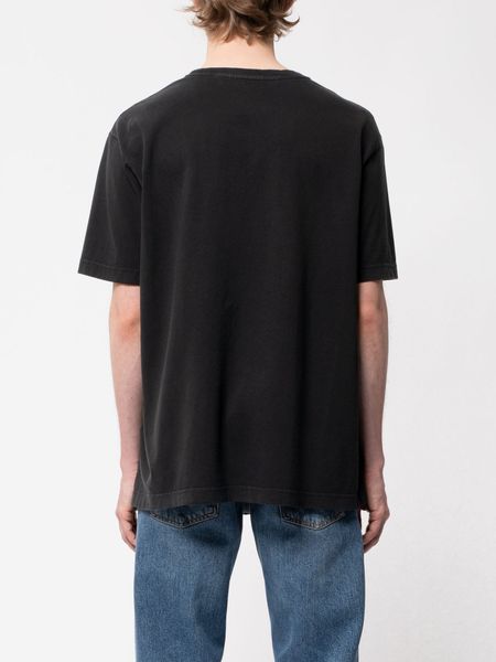 T-shirt imprimé noir en coton bio - uno cactus black, Nudie Jeans, photo 3