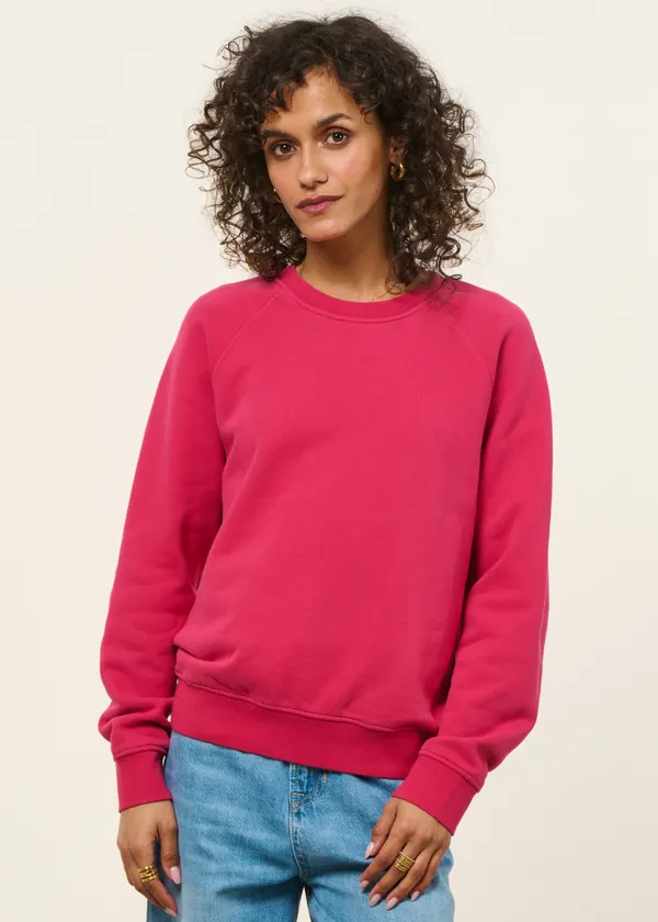 Sweat en coton bio | fuchsia, WeDressFair