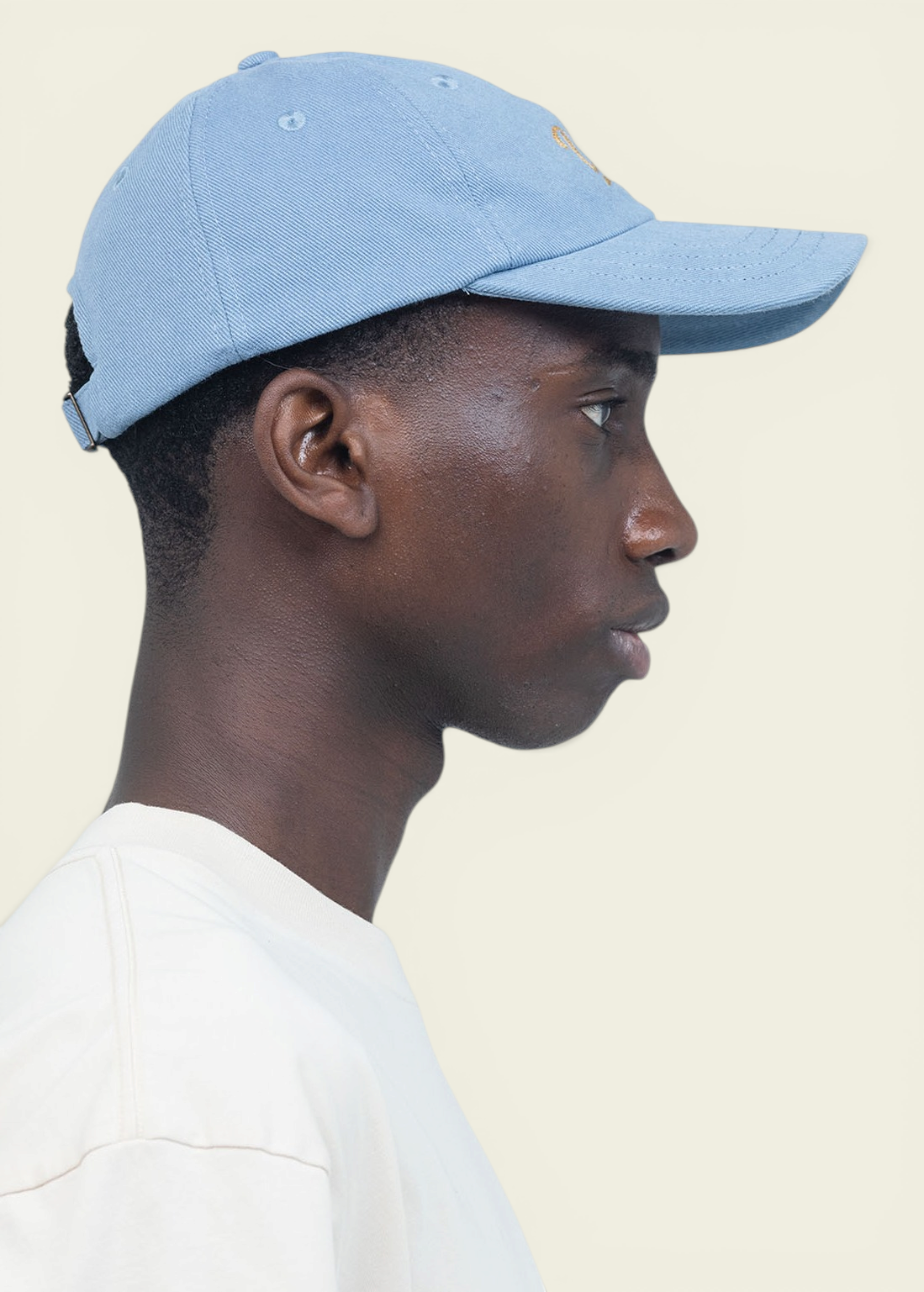Cap aus Bio-Baumwolle | Blau "six panel signature bleu", Olow, Foto 4