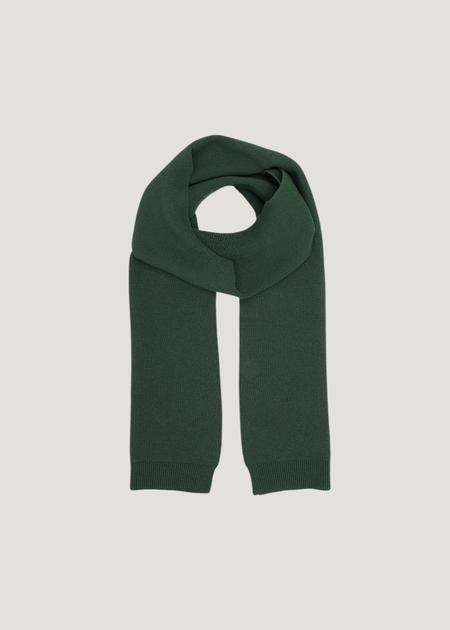 Écharpe en laine mérinos recyclée | vert "Merino wool scarf - emerald green", Colorful Standard