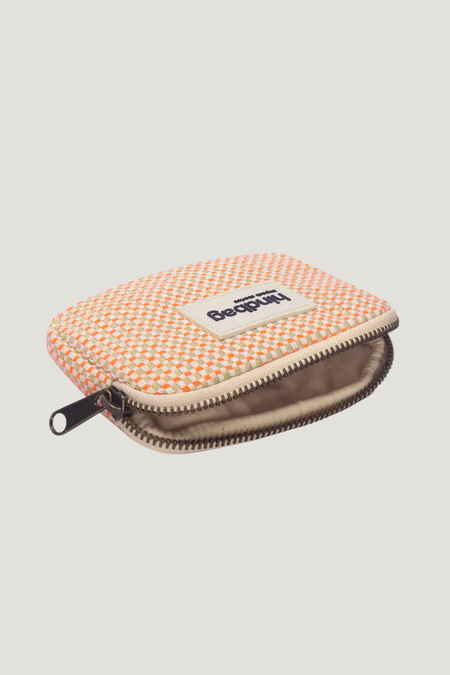 Porte-monnaie en coton bio | tressage corail "lili tressage corail", Hindbag, photo 4