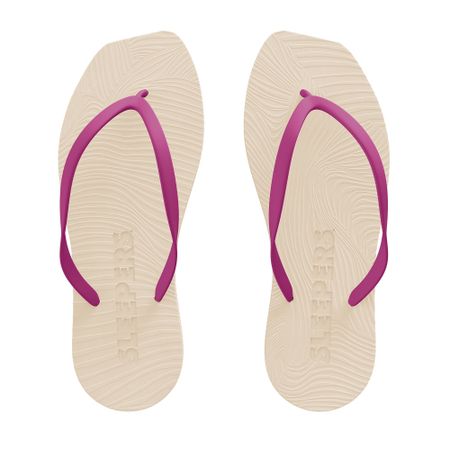 Tongs en caoutchouc naturel | violet "fucsia tapered"