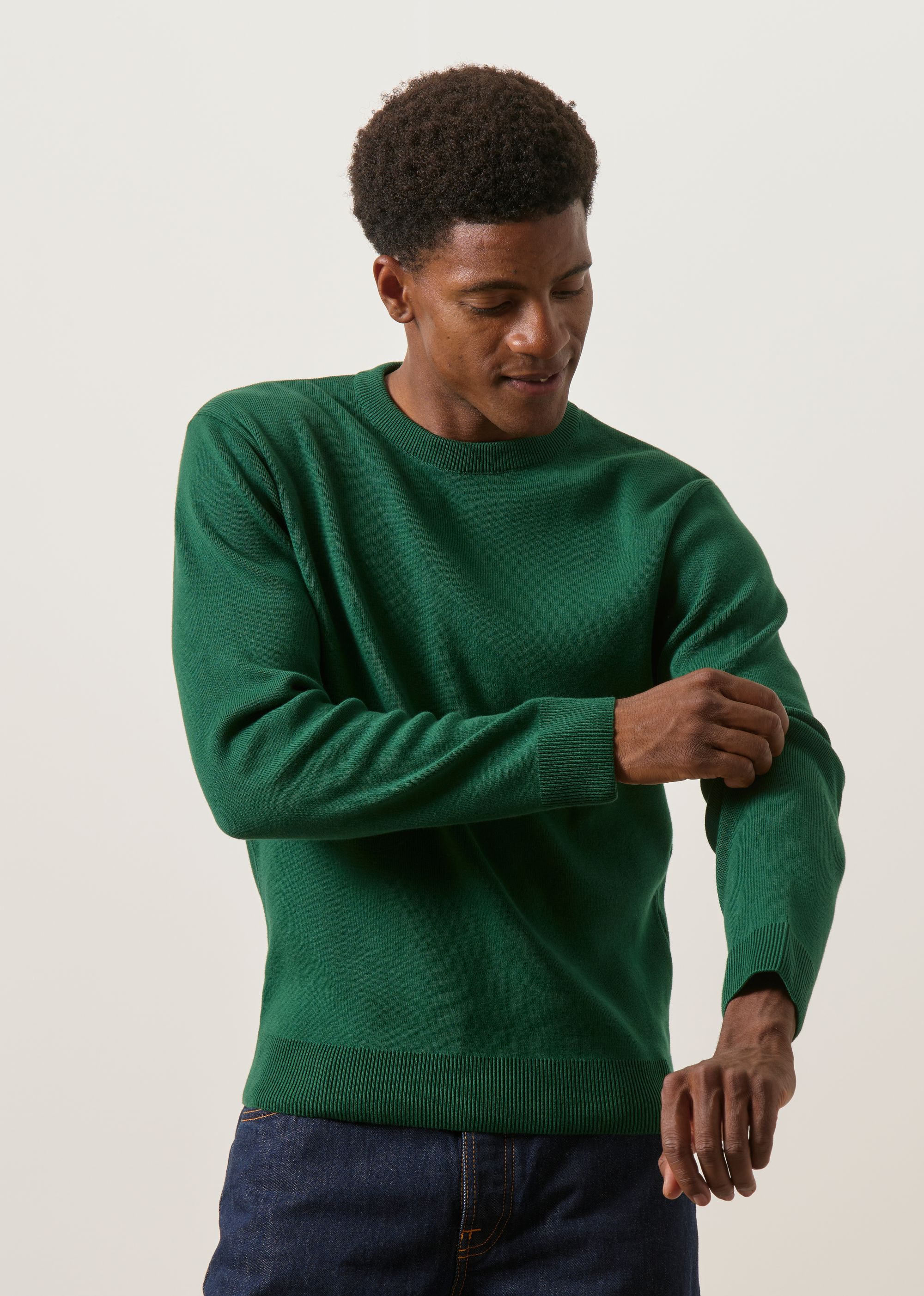 Pullover aus Bio-Baumwolle | waldgrün, WeDressFair, Foto 3