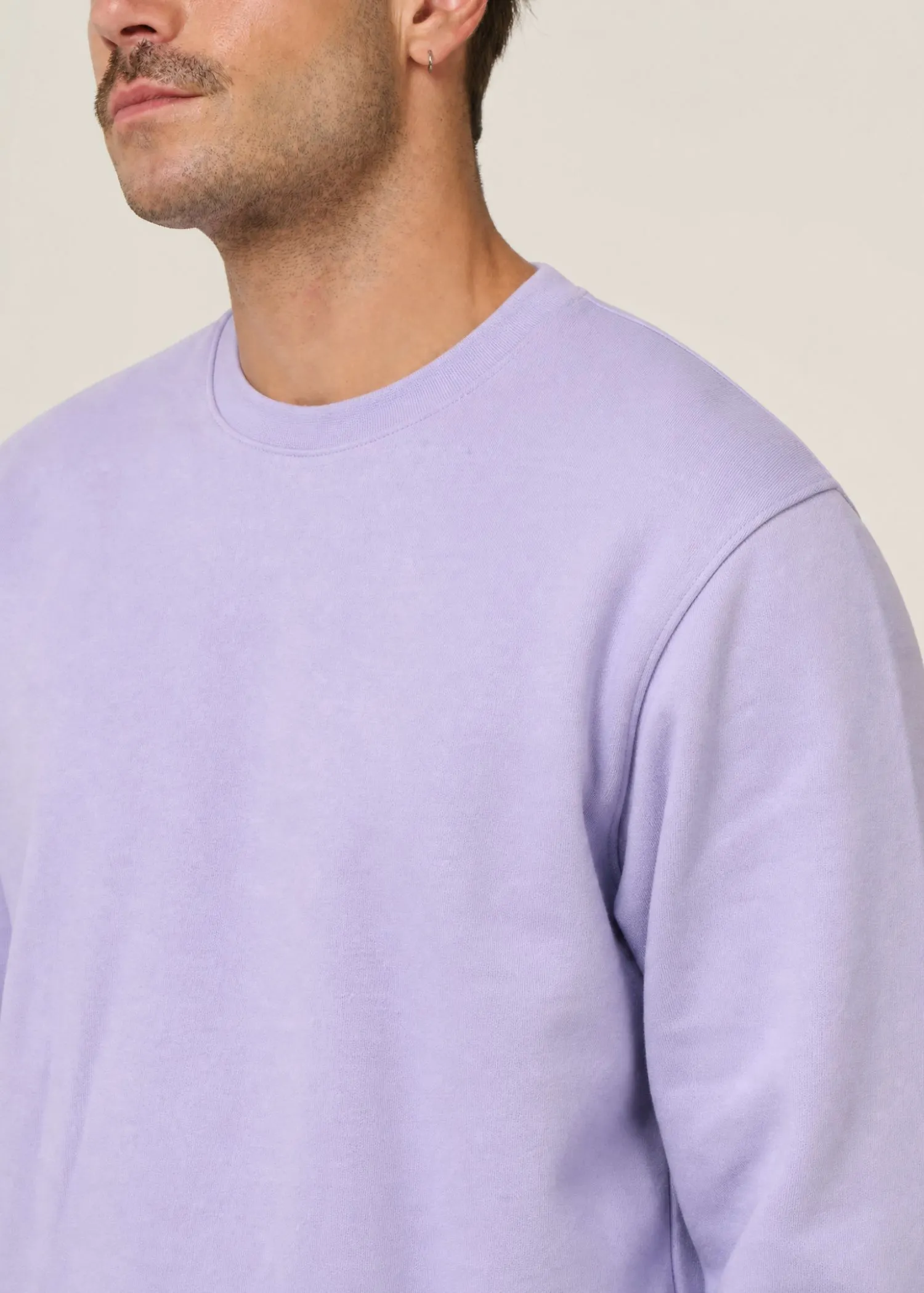 Sweat oversize en coton bio | lilas, WeDressFair, photo 3