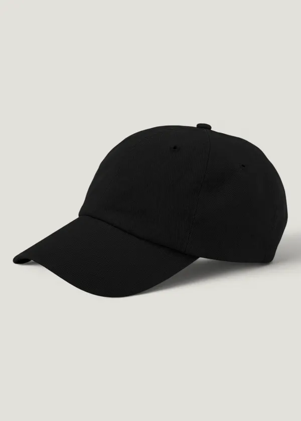 Casquette en coton bio | noir "cap deep black", Colorful Standard