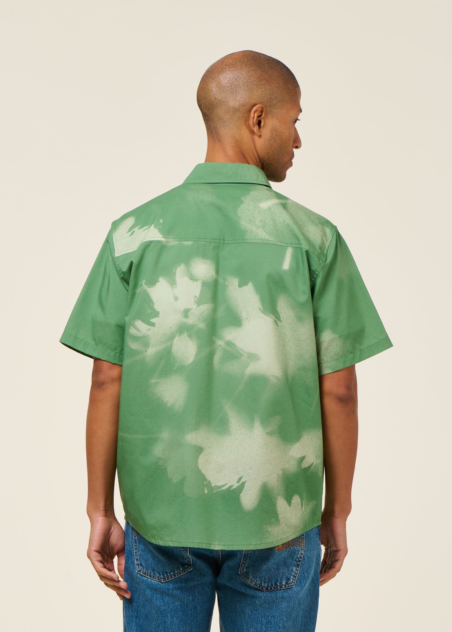 Chemise en coton bio et lyocell | vert "tipia tom shirt - green", Thinking Mu, photo 3