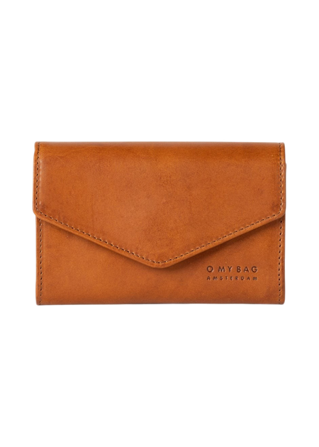 Portefeuille en cuir certifié | beige "jo's purse camel hunter leather" - O My Bag