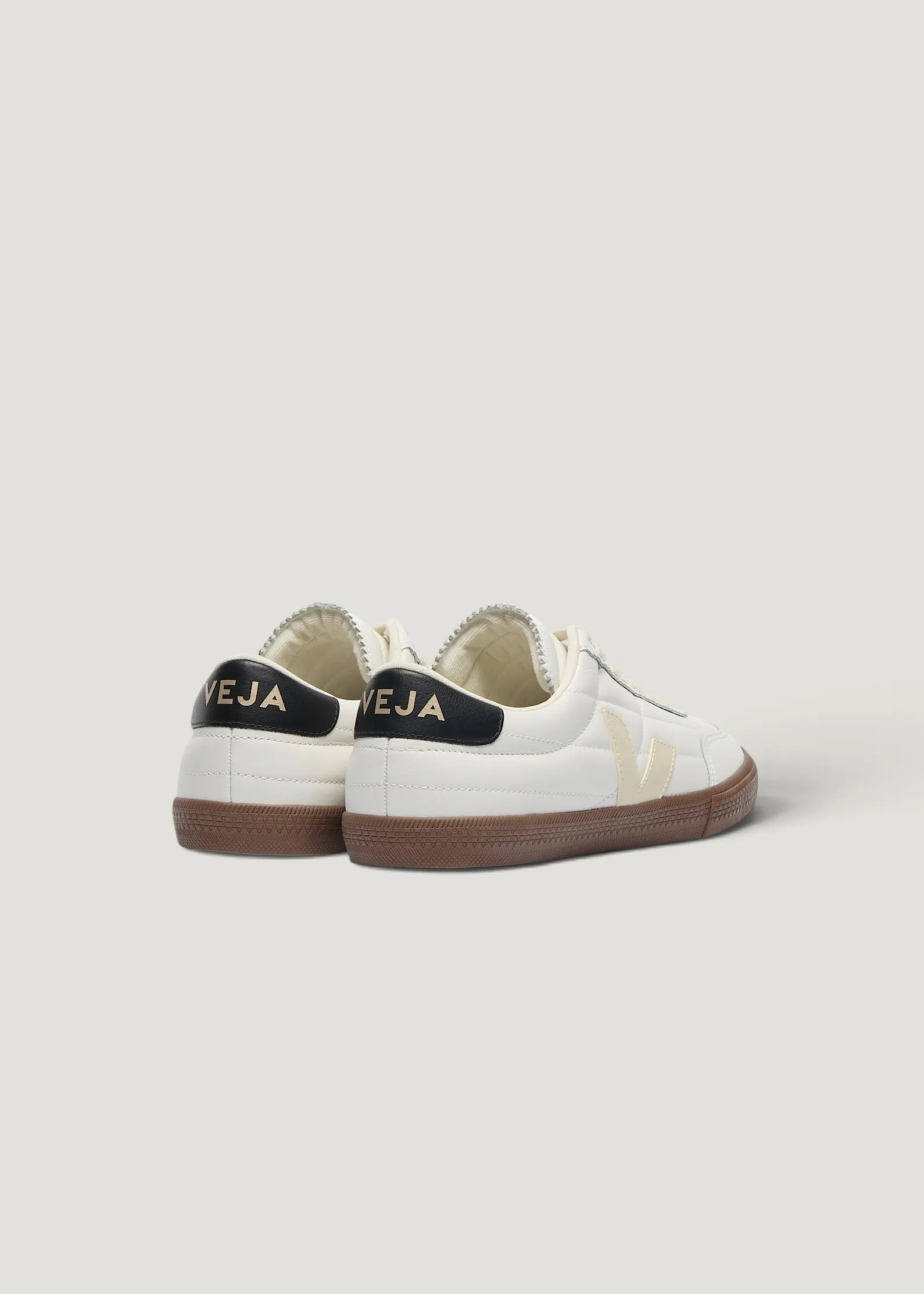 Baskets en cuir | blanc "panenka - white_black_bark", Veja, photo 3
