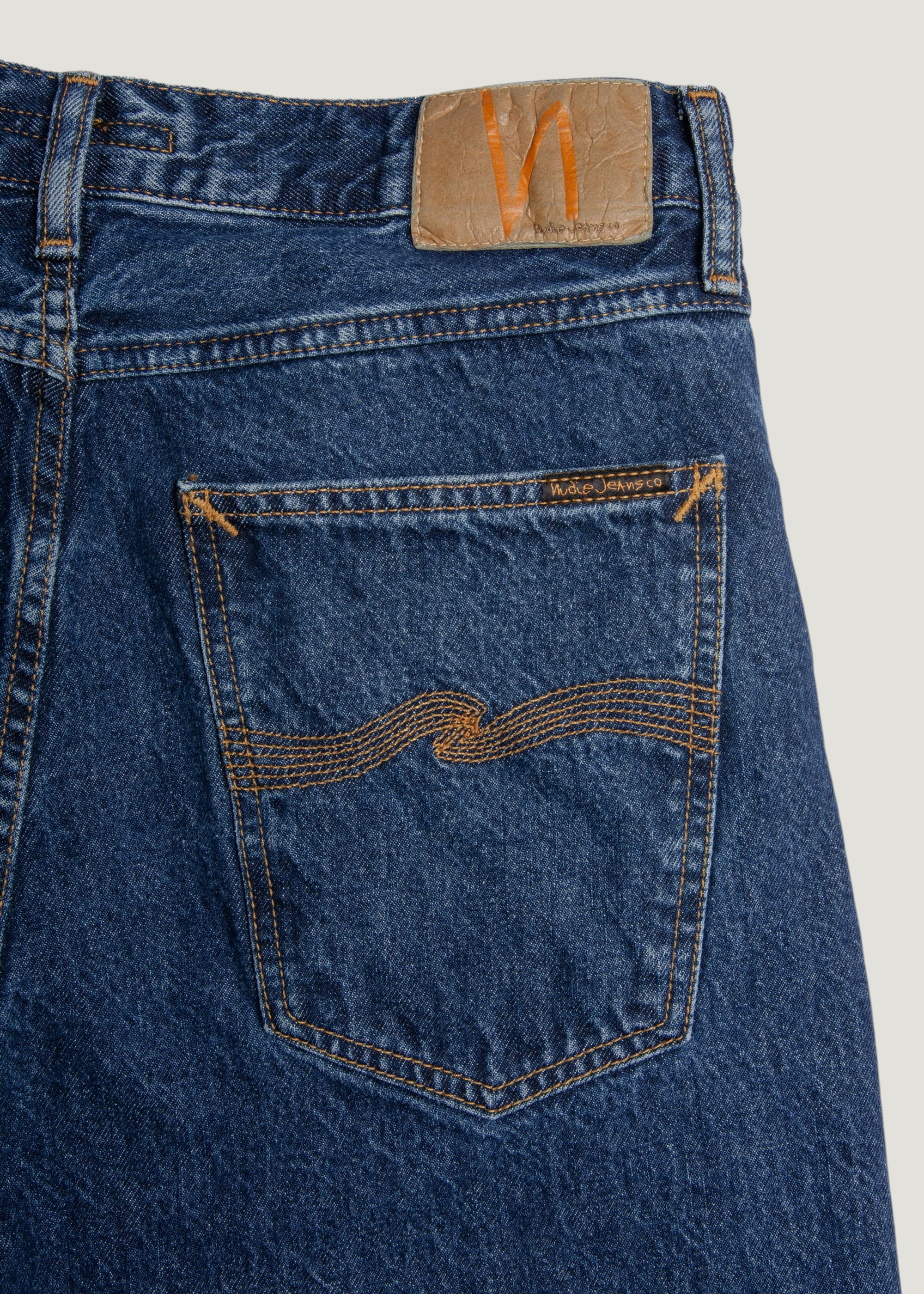 Jean droit large en coton bio | bleu "tuff tony evening jazz", Nudie Jeans, photo 4
