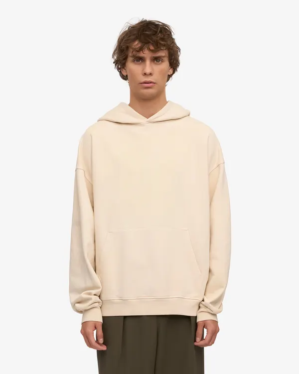 Sweat à capuche oversize en coton bio | écru "ivory white", Colorful Standard
