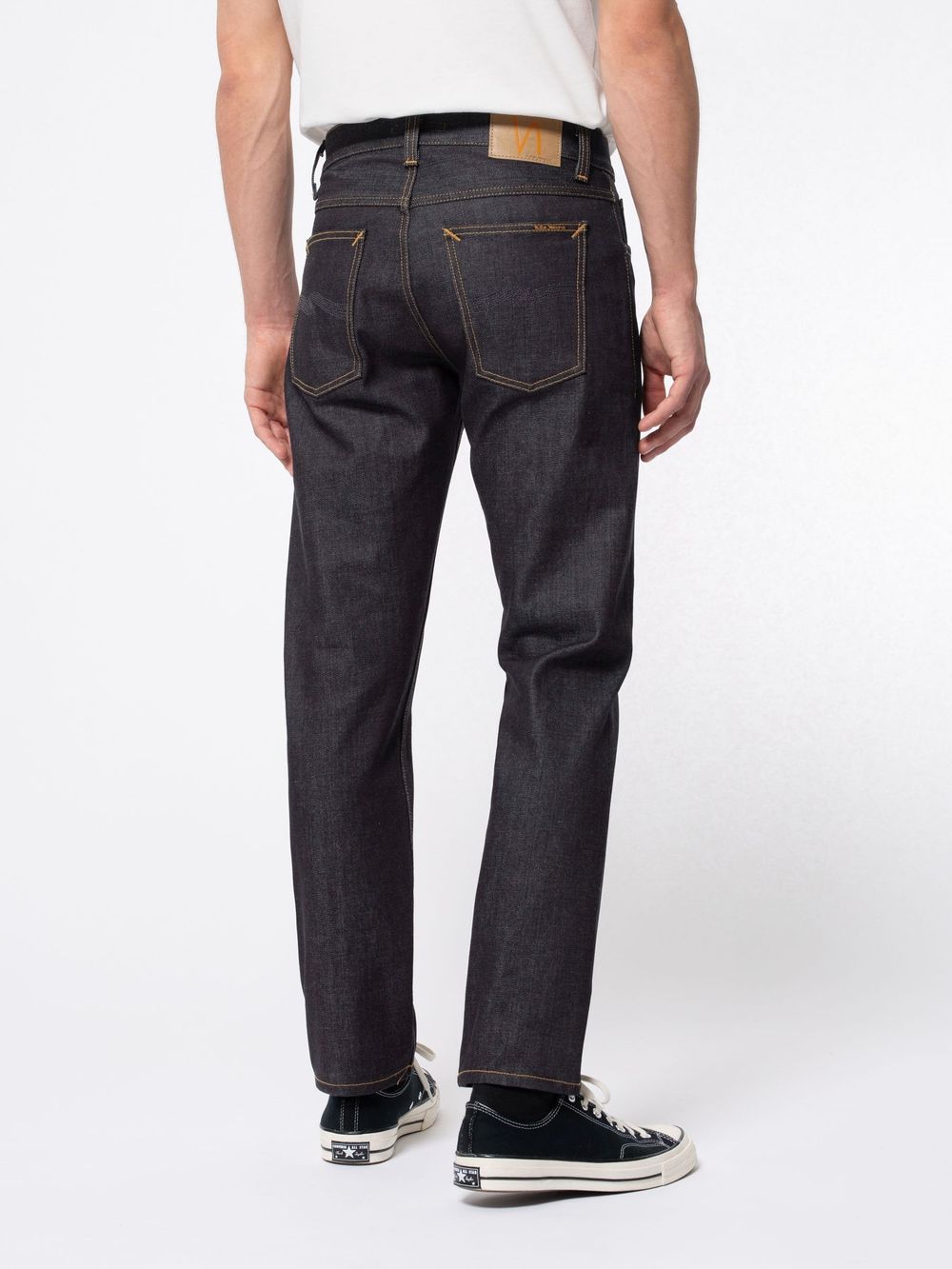 Jean droit en coton bio - brut 