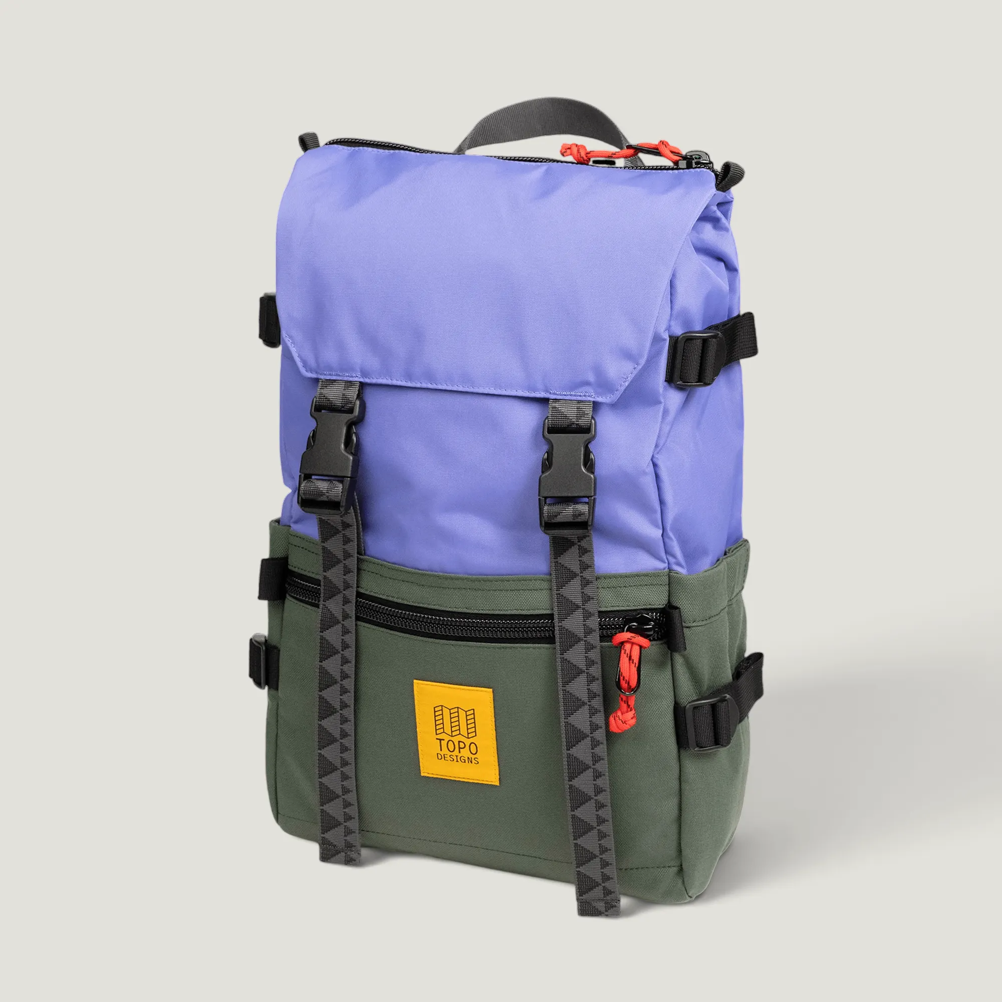 Sac à dos 20L en nylon recyclée | violet et vert "Rover pack classic 20l", Topo Designs, photo 6