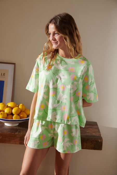 Pyjama en coton bio | bird vert - We Are Jolies