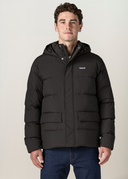 Parka à capuche en matières recyclées | noir "Sisar down hoody jkt - blk" - Patagonia