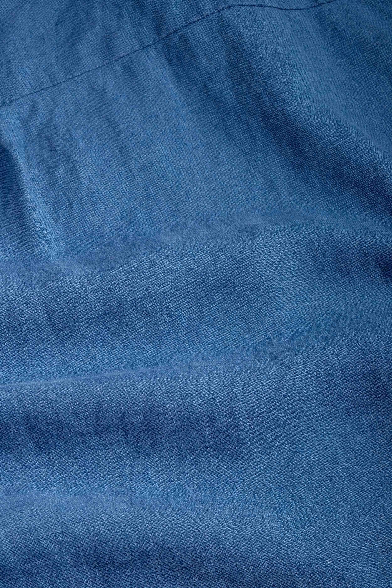Short en lin | bleu "reagan dark blue", Kings of Indigo, photo 5