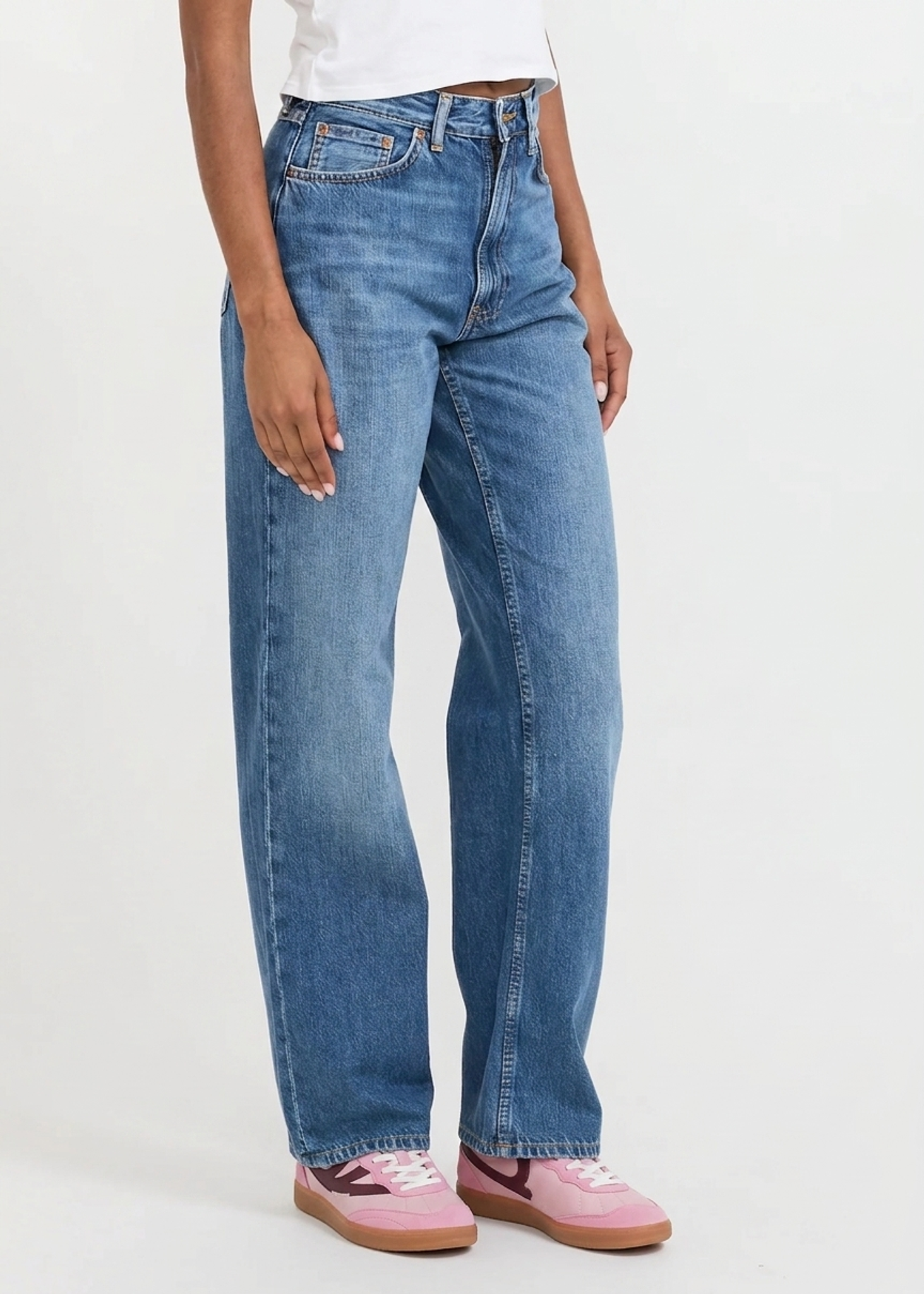 Weite gerade Jeans aus Bio-Baumwolle | Blau "clean eileen clear skies", Nudie Jeans, Foto 4