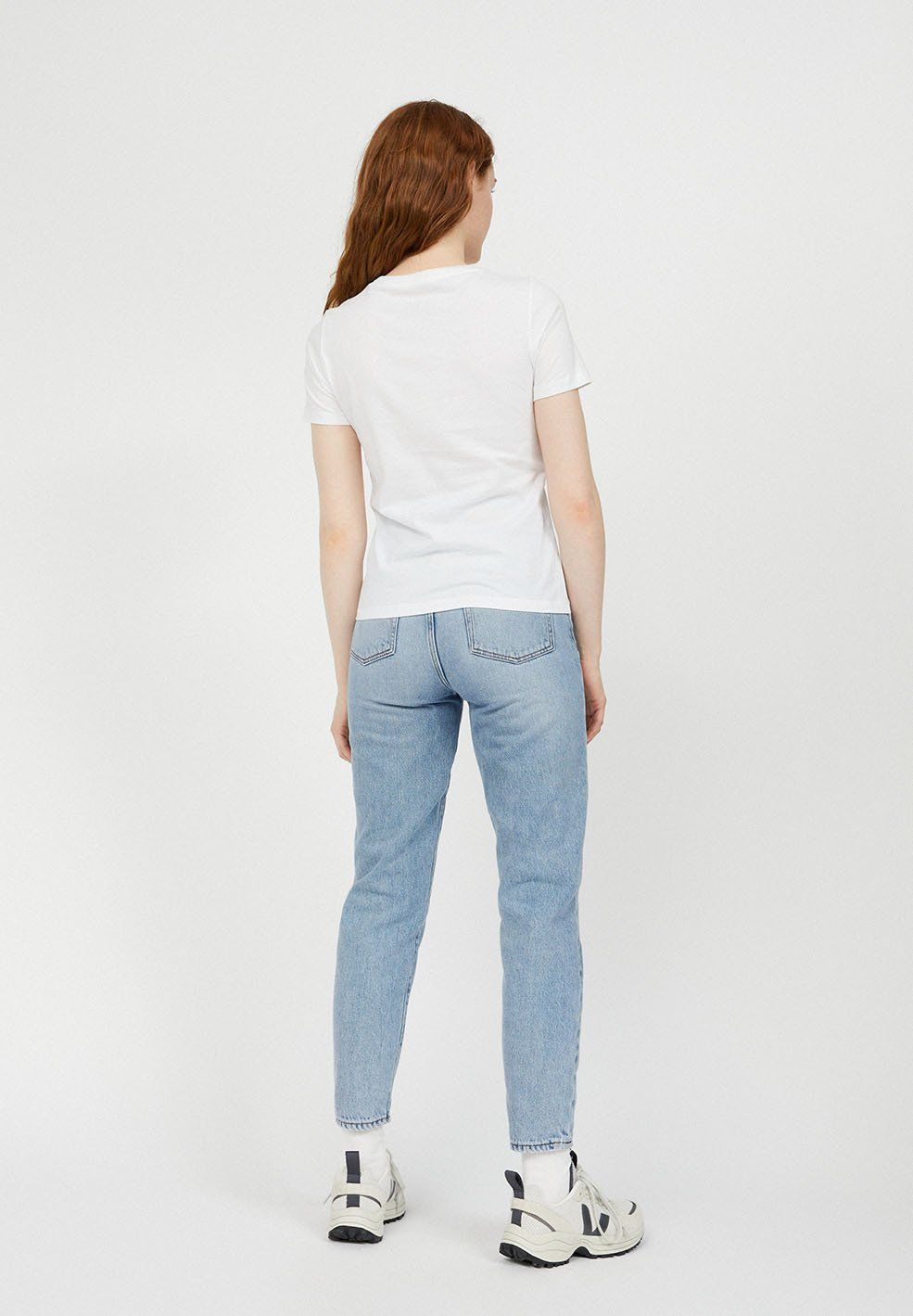T-shirt uni blanc en coton - lidaa, Armedangels, photo 8