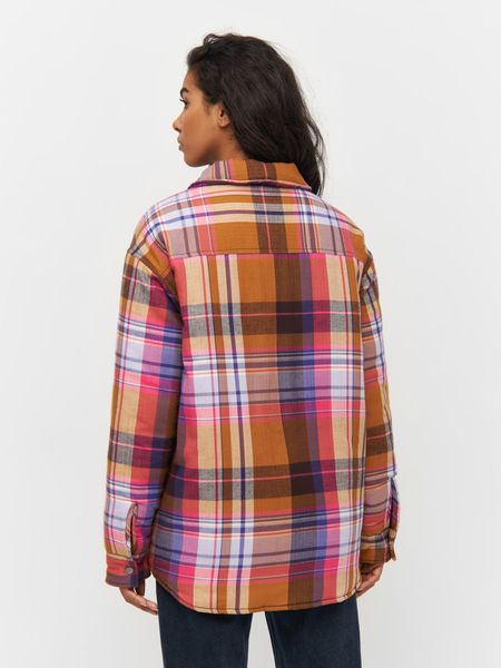 Steppjacke aus Bio-Baumwolle und recyceltem Material | Kariert "overshirt multi check", Knowledge Cotton Apparel, Foto 5