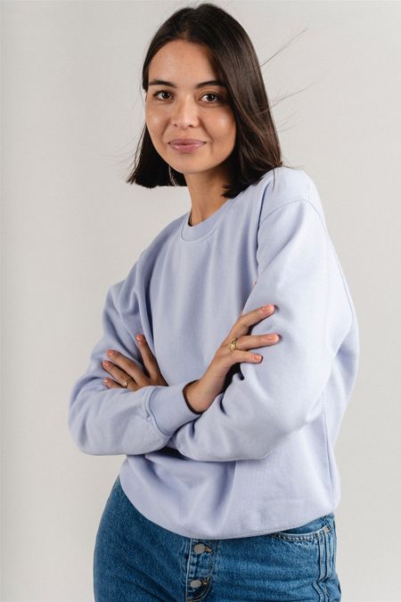 Sweat en coton bio | lilas "soft lavender"