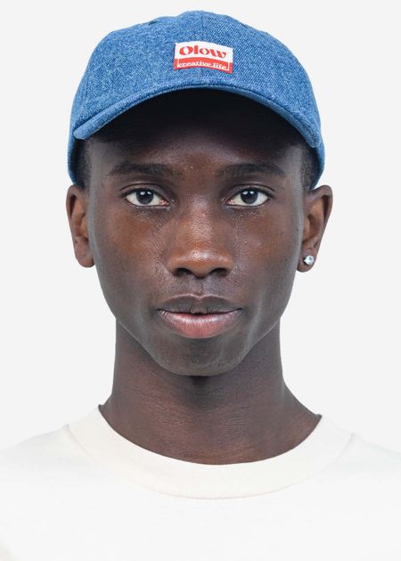 Casquette en coton bio | bleu "six panel oldy"
