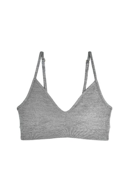 Brassière coton bio | gris chiné, We Are Jolies, photo 4