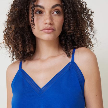 Caraco bleu roi en lyocell - claudine bleu azur, Le Slip Français, photo 2