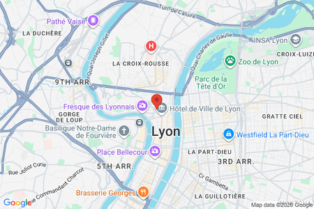 Carte de la boutique WeDressFair de Lyon