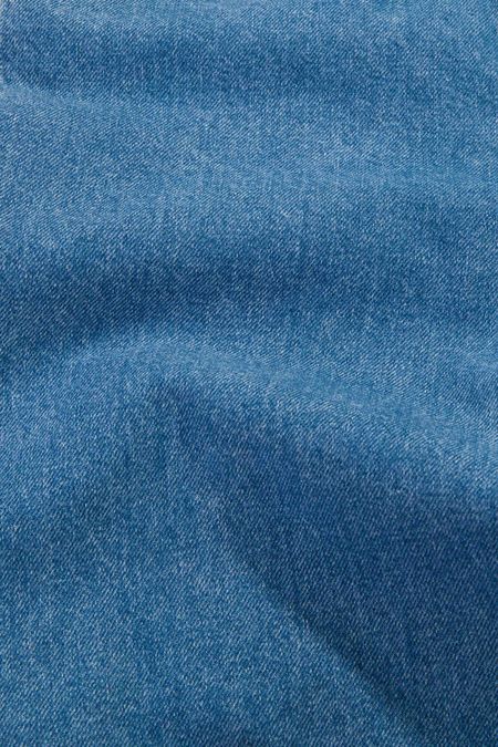 Jean droit en coton bio et recyclé | bleu "liora cropped clean holo mid vintage", Kings of Indigo, photo 6