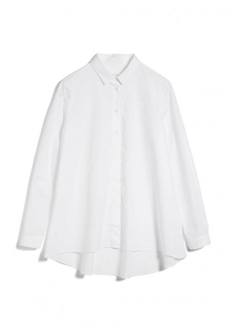 Chemise blanche oversize en coton bio - blancaa, Armedangels, photo 6