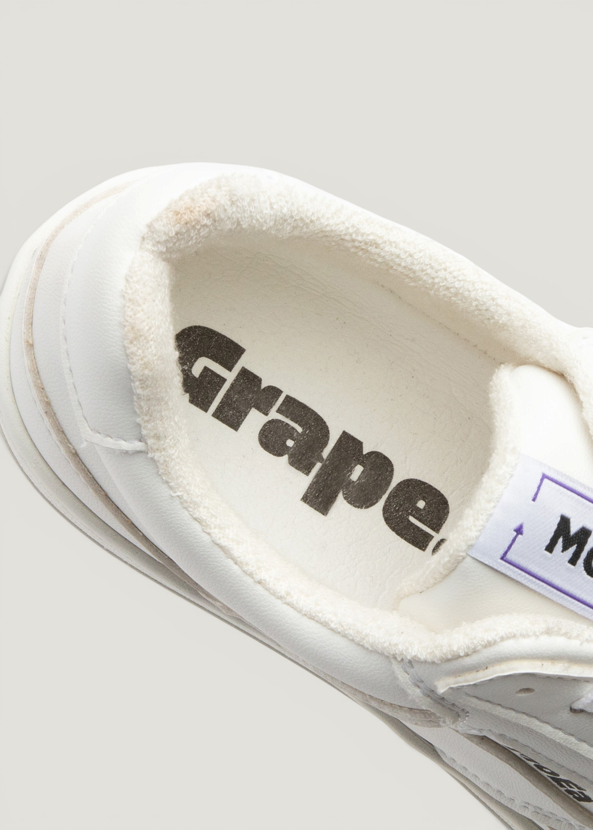 Baskets vegan en matière végétale | blanc "gen 1 corn full white", Moea, photo 5