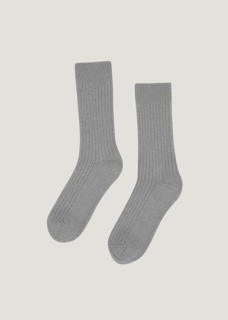 Chaussettes en laine mérinos recyclée | gris "heather grey", Colorful Standard, photo 1