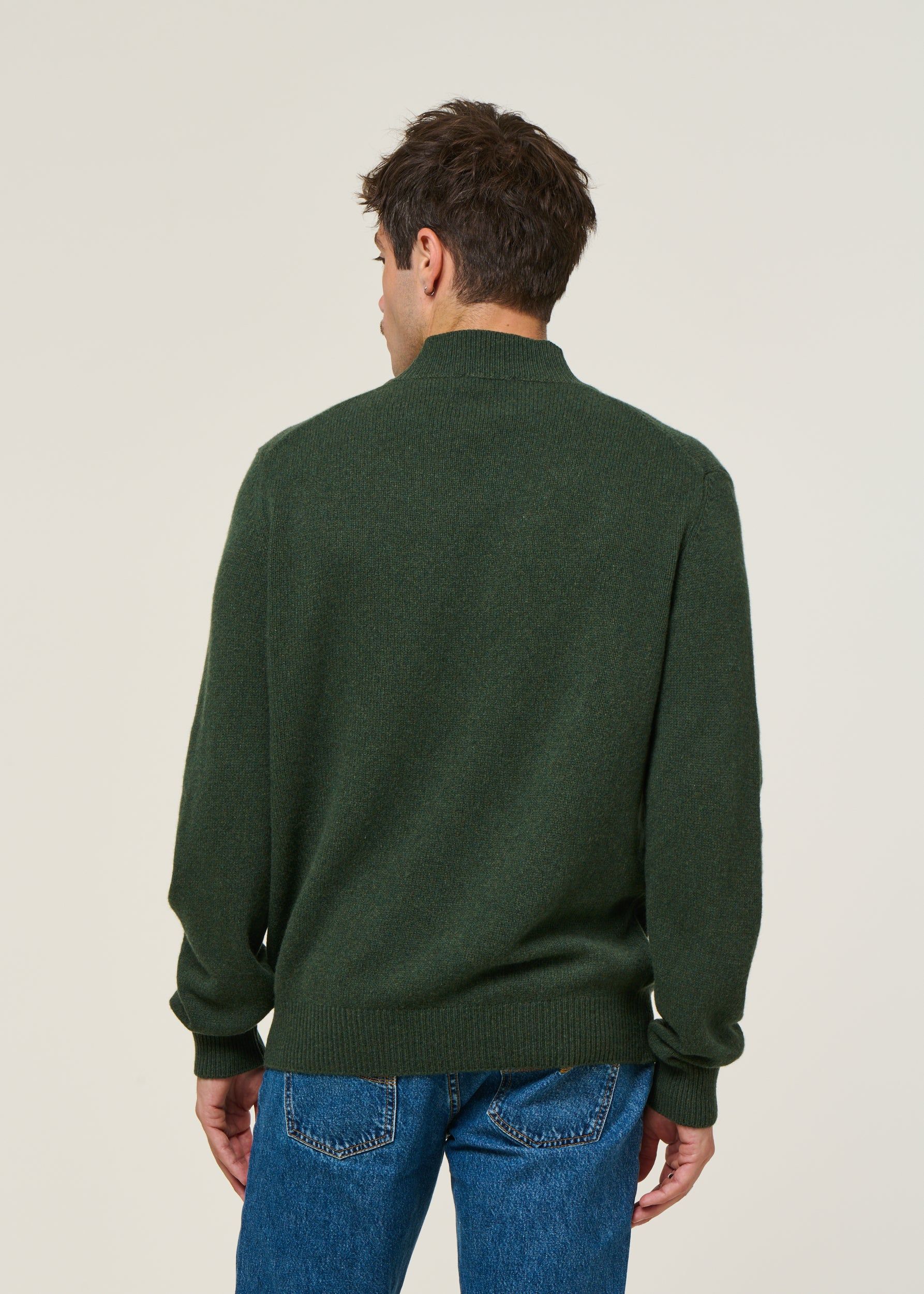 Pullover aus recyceltem Kaschmir | Grün "clemente - verde muschio", Rifò, Foto 2